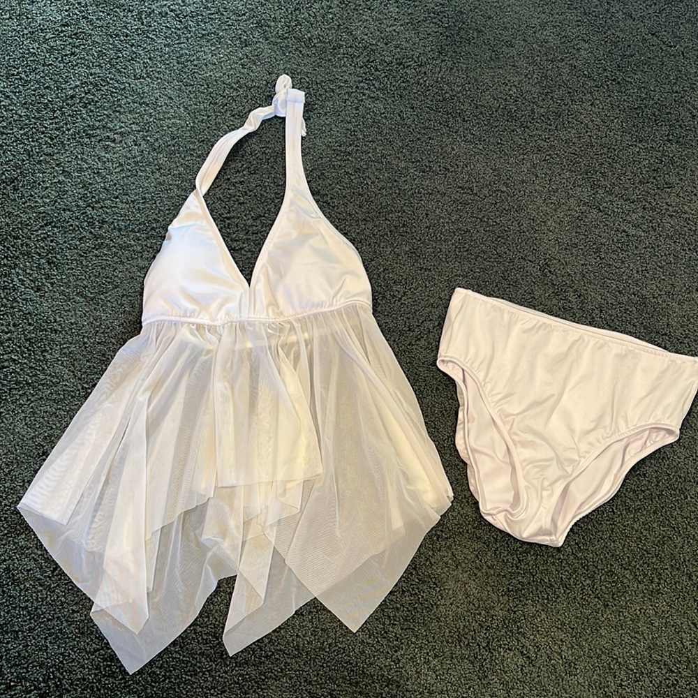 White swimsuit